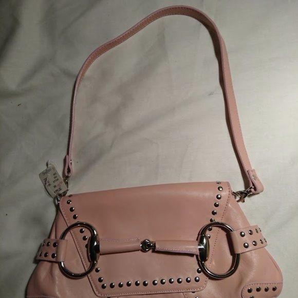 🔥SUPER BUY!New Pink Leather Bag By Gail Labelle Made In Italy.Never used 😀 - Picture 2 of 6